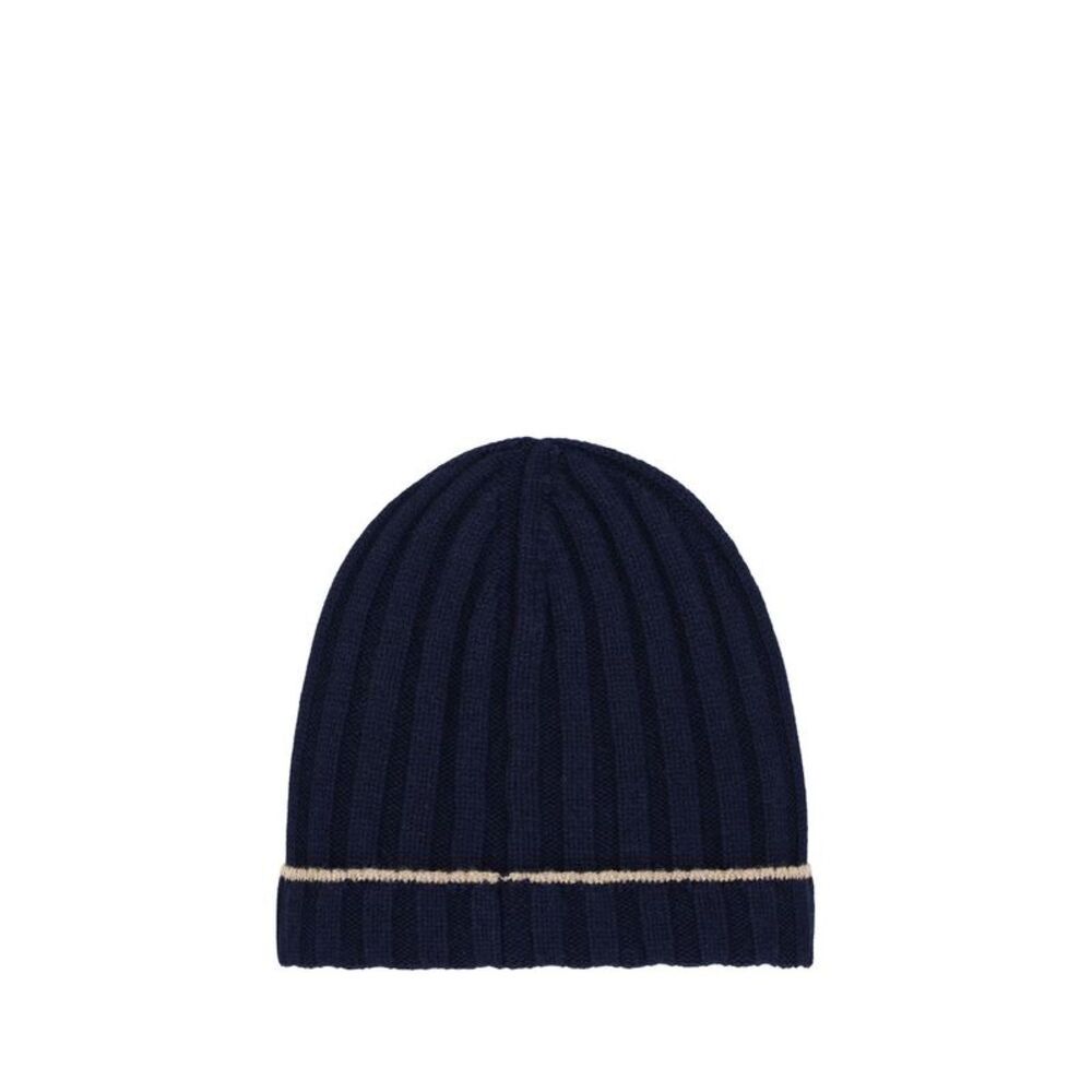 Brunello Cucinelli Blue Cashmere Men's Beanie